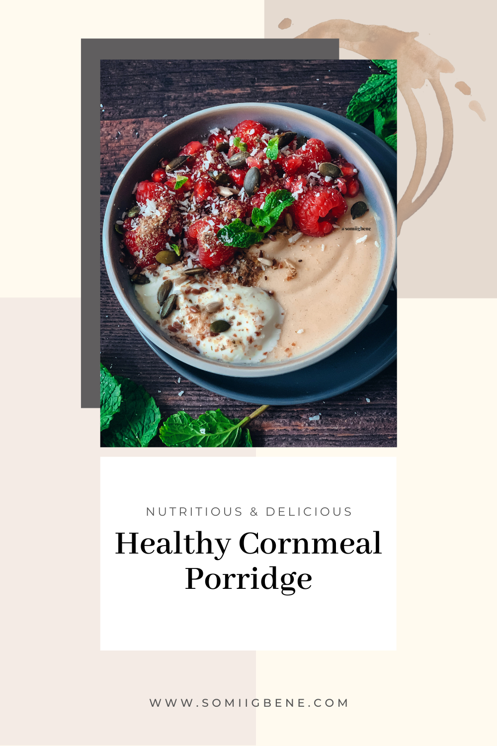 Healthy Cornmeal Porridge - Pinterest
