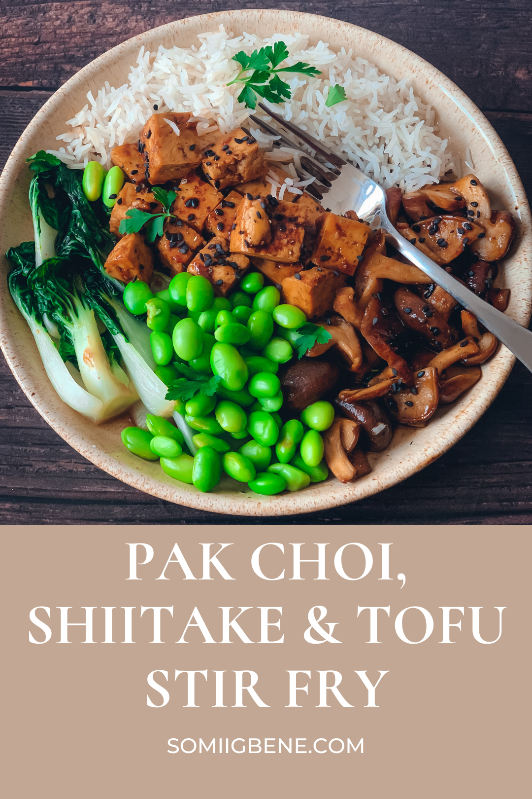 shiitake mushroom and tofu stir-fry