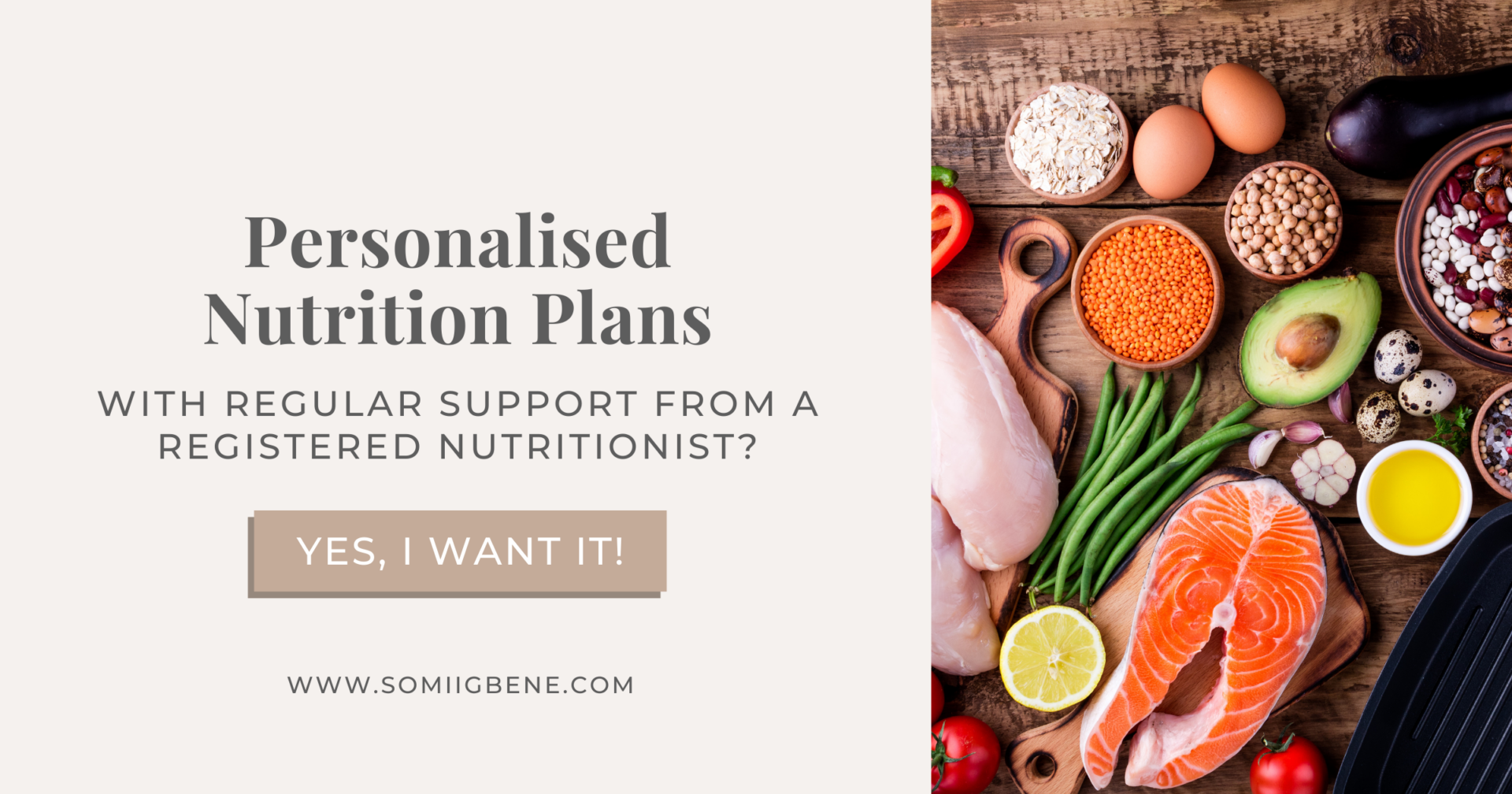 Personalised Nutrition Plans | Somi Igbene ANutr