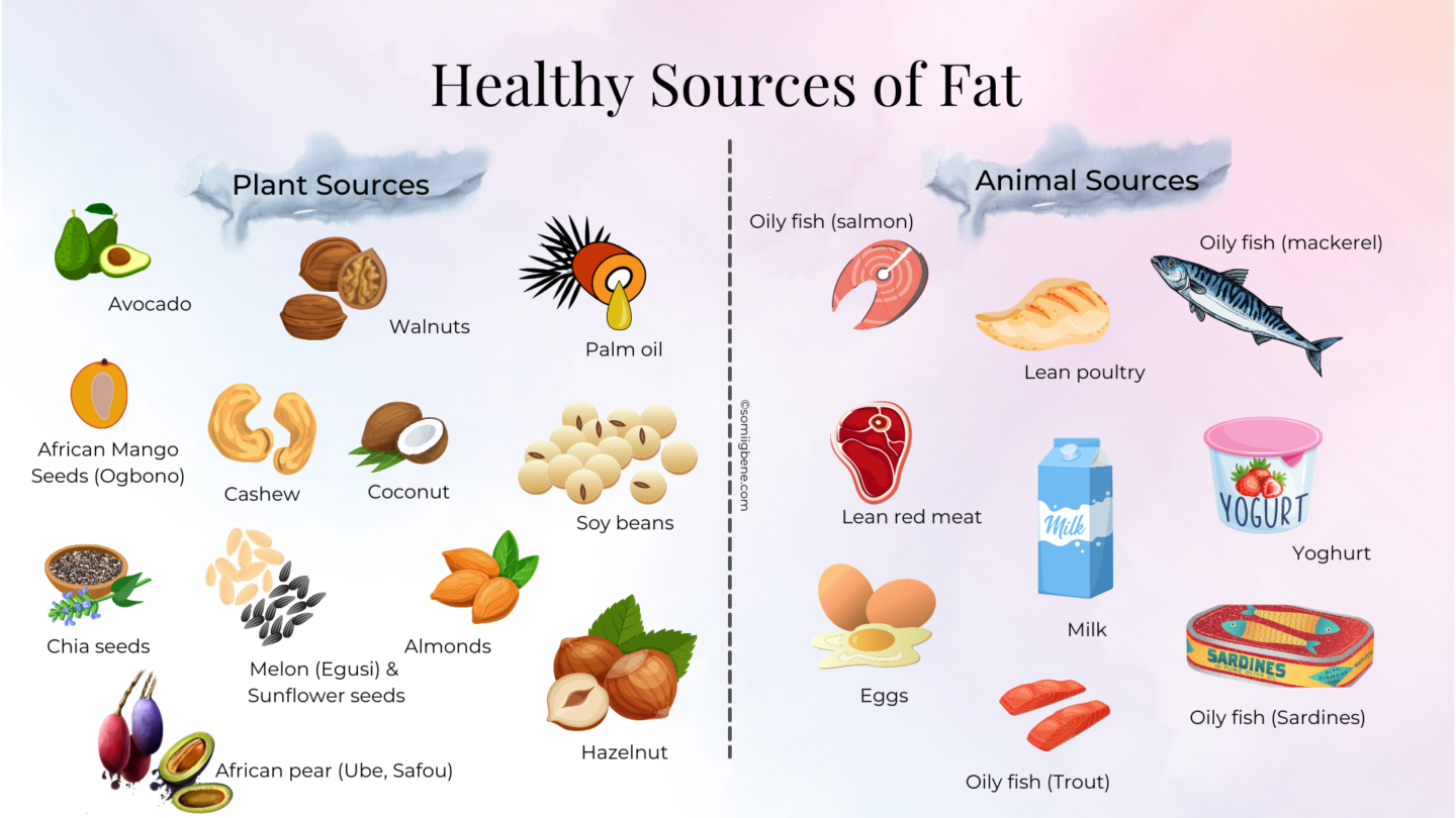 Dietary Fat: Functions, Requirements and Healthy Sources - The Prediabetes  Nutritionist