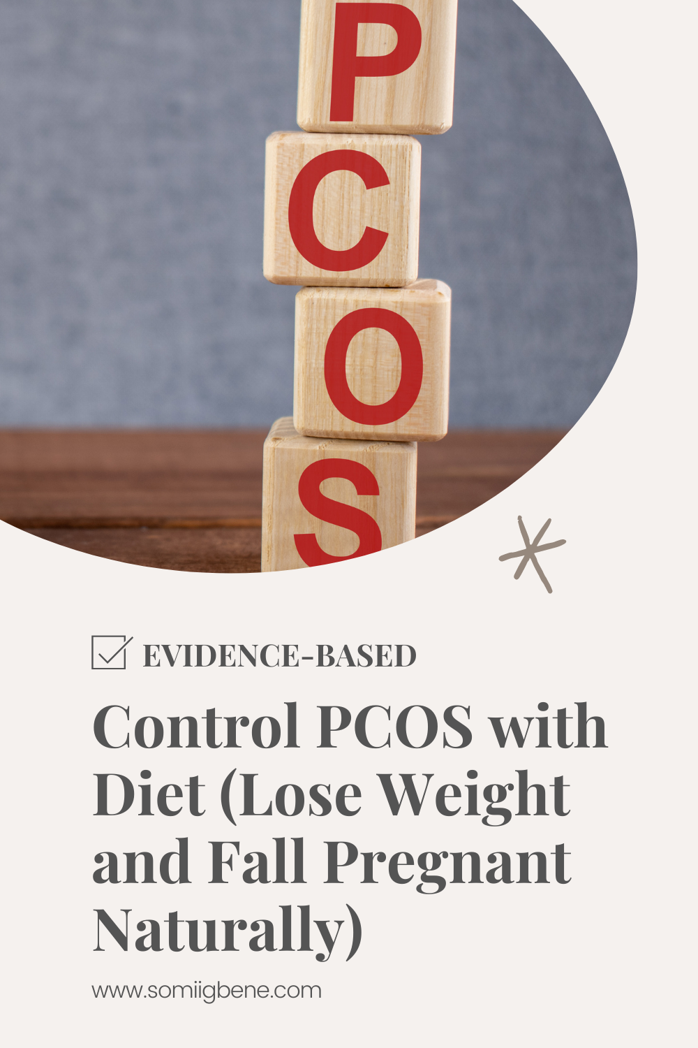 Control PCOS with diet (lose weight and fall pregnant naturally)